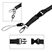 5 Pack of Neck Lanyards with Detachable Buckle, Enhanced Model Hook and Quick Release Tether - Ideal for ID Badges, Keys, Cell Phones, USB Sticks, Whistles, etc. - Strong Nylon - One Size Fits All