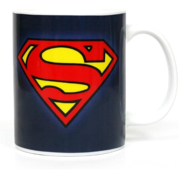 SD toys Taza Superman Logo Cerámica: Amazon.es: Juguetes y juegos