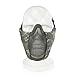 OneTigris Foldable Half Face Mesh Mask Military Style Comfortable Adjustable Tactical Lower Face Protective Mask 9 Colors Available (ACU)