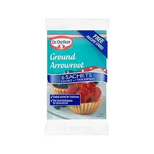 Dr Oetker Ground Arrowroot Sachet 6 x 8g - Pack of 4