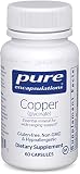 Pure Encapsulations - Copper (Glycinate) - Hypoallergenic Essential Mineral Supplement - 60 Capsules