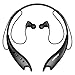 Mpow Jaws Gen5 Bluetooth Headphones V5.0 Bluetooth Neckband Headset, 18H Playtime, Bluetooth Magnetic Earphones W/Call Vibrate & CVC 6.0 Noise Cancelling Mic, Wireless Neckband, Black