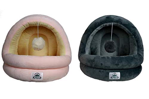 image for Infinite Luxury Super Comfortable and Luxurious Cat Bed | (Small, Grey