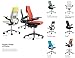 Steelcase Gesture Office Chair - Cogent: Connect Graphite Fabric, Medium Seat Height, Shell Back, Dark on Dark Frame, Lumbar Support