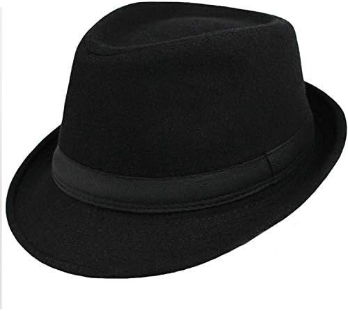 Fedora Hats Fashion Pure Cotton Men Large Brim Cap Winter Fall Fedoras Floppy Male Jazz hat Vintage Popular