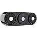 Bluetooth Speakers, ZENBRE Z3 10W Portable Speakers with 20h Playtime, Computer Speaker with Dual-Driver Enhanced Bass Resonator (Black)