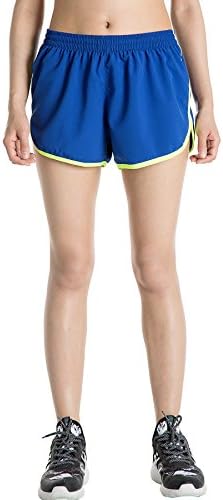 Akula Womens Workout Fitness Running Compression Shorts Stretch Performance Sport Shorts Royal
