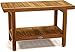 AquaTeak The Original 30" Spa Teak Shower Bench with Shelf primary