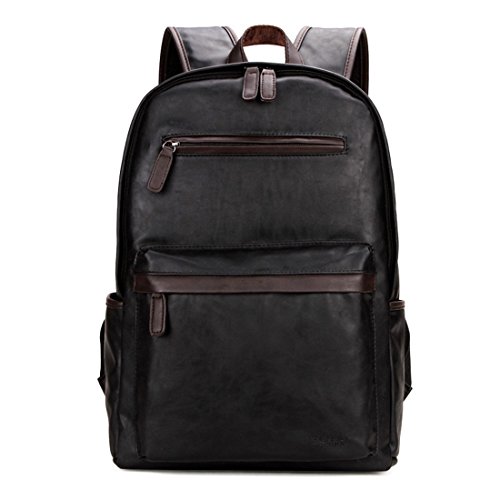 Vicuna polo leather backpack for men laptop backpack bu…