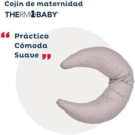 - Almofada de maternidade e amamentação 100% algodão - Lavável - Almofada de amamentação - Almofada de gravidez - Suporte para as costas, ancas e pernas da mãe