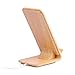 Wood Wireless Charger,Itian 2-Coil Wireless Charger A8W for iPhone 8 iPhone 8 Plus iPhone X at Regular Wireless Charging,Fast Wireless Charging for Samsung Note 9 S9 Plus Note8,S8,S8+(No Adapter)