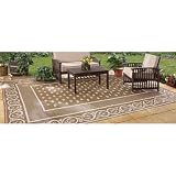 Outdoor Reversible Patio/RV Mat, 6ft. x 9ft, Khaki, Model# 47946