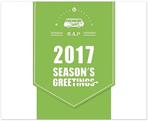 BAP B.A.P 2017 Season's Greetings Calendar [Desk Calendar+Scheduler+Postcard+Poster Calendar]