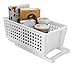 Rubbermaid Slide 'N Stack Basket, 11-inch, White (1837260),Small