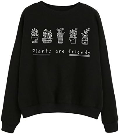 Keepfit Women Long Sleeve Sweatshirt, Xmas Tree Crewneck Pullover Tops Letter Print Merry Christmas