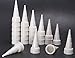 Shapenty Plastic Snip Tip Applicator Precision Tips Cap for E6000 Craft Glue 3.7 Ounce Adhesive Tubes, 25PCS
