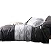NTBAY 3 Pieces Microfiber Duvet Cover Set, Ultra Soft Zipper Closure Pattern Bedding Set, Queen Size, Grey Striped