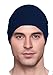 HC Navy Blue, Men's, Chemo Cap, Cancer Hat, Sleep, Beanie,Organic Bamboo Knit,Lightweight, Super Stretchy