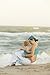 Beachfront Baby - Versatile Water & Warm Weather Ring Sling Baby Carrier | Made in USA with Safety Tested Fabric & Aluminum Rings | Lightweight, Quick Dry & Breathable (Caribbean Blue, One Size)
