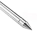 CY-Buity Silver Tone Steel Extending Stainless Durable Metal Fishing Bank Sticks Bankstick Rod 35.2cm Carp Solid
