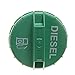 Holdwell Green Fuel Fill Cap 6661114 87021178 6665423 compatible with Bobcat 320 322 325 328 443 453 463 543 1600 2000 2400 2410 5600 5610 A220 S100 S130 T110 T180 T190 T35100 T40180
