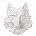 WallCharmers Wolf (White, Mini)