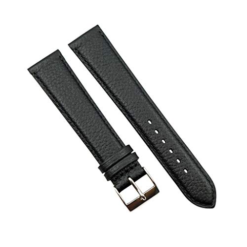 Genuine Crushed Short Leather Handmade in France -Black & Brown in Sizes (10mm - 20mm)
