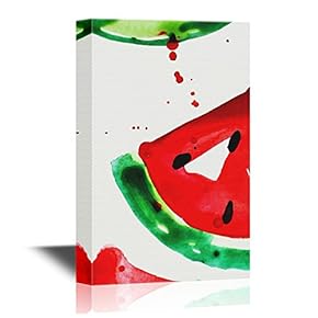 Watercolor Style Watermelon