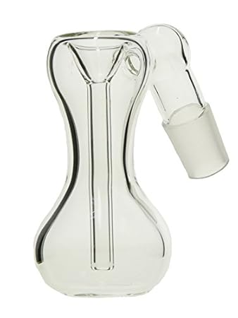 Glasbong-Vorkühler / Aschefänger-Köpfchen aus Glas, Tropfenform - 18,8 mm - head&nature Bong-Kollektion