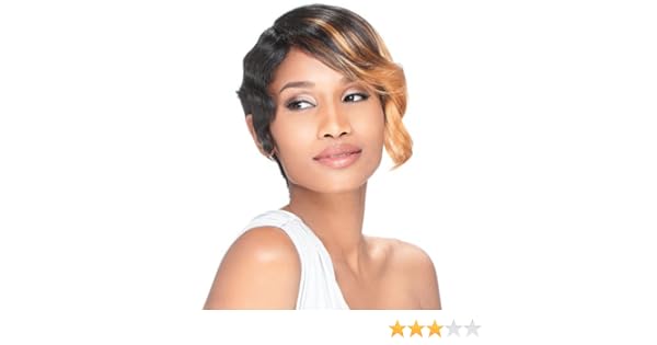 Amazon Com Sensationnel Human Hair Bump Wig Holly 1b Beauty