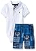 Nautica Boys' 2 Piece Bodysuit Short Set