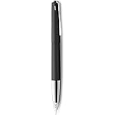 Lamy Black Studio Fountain Pen with Fine Nib and Blue Ink (L67F)