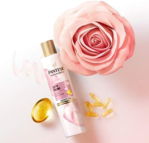 Pantene Volume Sulfate Free Shampoo and Conditioner Set + Leave-In Treatment, Sulfate Free Shampoo - Image 5