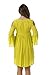 Riviera Sun Cold Shoulder Embroidered Short Dress with 3/4 Sleeve 21827-LIM-L Lime