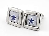 Aminco NFL Dallas Cowboys Logo Square Cufflinks