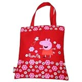 Peppa Pig Cosmic Flowers Tote Bag Red, Shopper