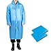 ANTVEE Rain Coat for Women and Men (2 Pack) - Soft EVA, Reusable Raincoat