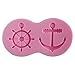 Efivs Arts Anchor Rudder Silicone Fondant Mold Candy Making Mold Cake Embossing Decoration