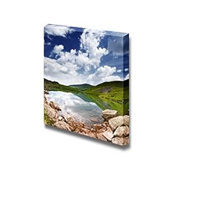Beautiful Mountains Landscape Over a Calm Lake Wall Decor