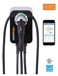 ChargePoint Cargador para vehículos eléctricos, de 32 amperes, con Wi Fi. Estación de carga, para instalar en interiores, con cable de 25 pies.