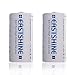 Rechargeable CR123A Battery, EASTSHINE E07 RCR123A 3.7V 700mAh Protected Li-ion 16340 Batteries 2Packs for High Drain Device