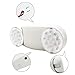 HYD-Parts 6 Pack Two Head Emergency Light - UL Certified - Hardwired LED Fire Emergency Lighting(Round Head)