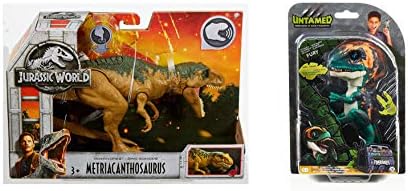 Jurassic World Dinosaurs Roarivores Metriacanthosaurus Figures & Fingerlings Fury Interactive Dinosaur Great for kids