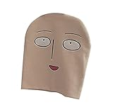JpCosZone One Punch Man Saitama face Knit Cap Onepunman Beanie Hat(FBA)