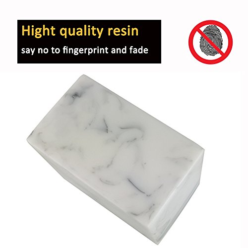LUANT Resin Marble Style Bathroom Soap Dispenser, Toothbrush Holder and Tumbler - Thumbnail 4