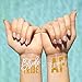 xo, Fetti 32 Bride Tribe Metallic Tattoos | Bachelorette Party Decorations, Bridesmaid Favor + Bride to Be