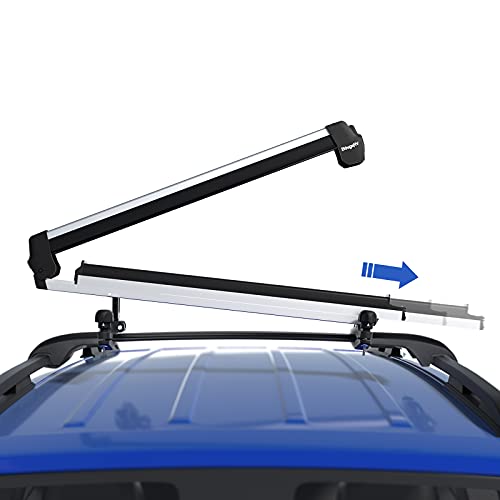 BougeRV Ski & Snowboard Racks 2.0 with AntiTheft Lock, Extension with