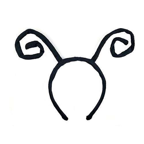 LOVINSHOW Black Velvet Antenna Headband Costume Favors Accessory, Standard - //coolthings.us