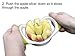 Premium Apple Slicer Corer - 100% Non-Magnetic Stainless Steel Blades, White