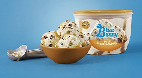 Blue BunnyFrozen  Ice Cream, Super Chunky Cookie Dough, 46 Ounces - Thumbnail 2